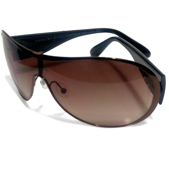 Marc By Marc Jacobs MMJ 177/S Brown and Black Shield Sunglasses main image 6